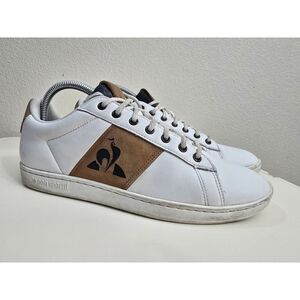 Le Coq Sportif Master Courtclassic Casual Trainers White Sneakers Men’s Size 9